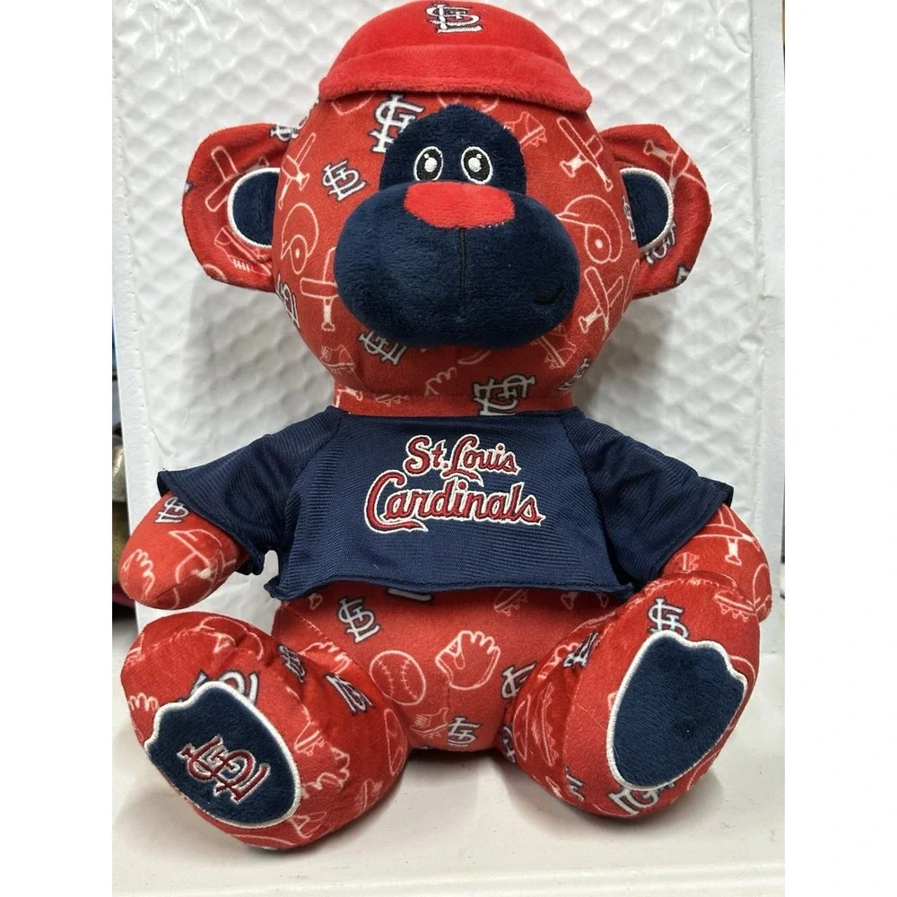 St Louis Cardinals Monkey Mascot Rare Plush Toy Licensed Foco Stuffed‎ Animal